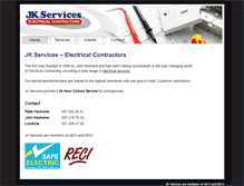Tablet Screenshot of jkservices.ie